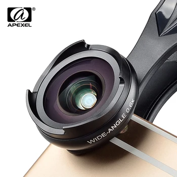 APEXEL 0,6 x cu Unghi Larg+10x Macro Lens kit Aur Roz Negru 2IN1 aparat de Fotografiat Lentilă Universal Pentru iPhone 6 7 8 7plus Samsung xiaomi