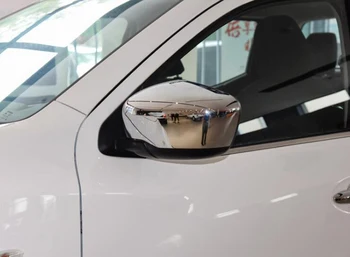 Pentru Nissan Navara D23 Frontieră NP300 2017-2019 ABS Cromat Usa Oglinda Laterala Capacului Ornamental Vedere în Spate Capac de Acoperire Laminat Garnitura