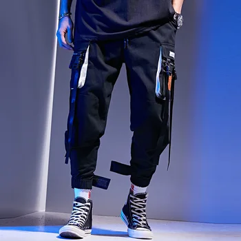 Hip Hop Panglici Design Jogger Pant Barbati Casual Pantaloni Cargo pantaloni de Trening Glezna-Lungime 2019 Bărbați Streetwear Jogging Pantaloni