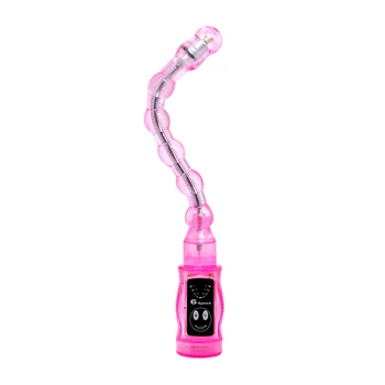 YEMA 6-viteza Vibrator Butt Plug Anal Margele Flexibil Vibratoare Jucarii Sexuale pentru Femei Barbati Masaj de Prostata Adult Anal Toy