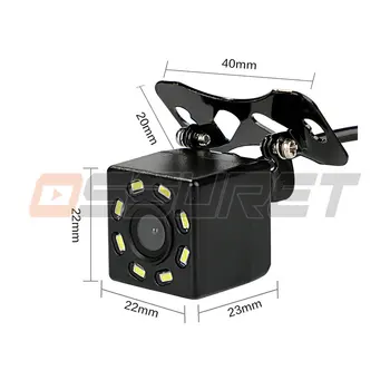 Rezistent la apa Viziune de Noapte 170 HD Ambalare Asistență Parcare Auto Reverse Camera reglabil suport Auto Universal din Spate Vedere aparat de Fotografiat