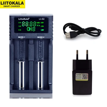 LiitoKala Lii-500S încărcător de baterie 18650 acumulator 18650 26650 21700 AA baterii AAA Testa capacitatea bateriei Touch control