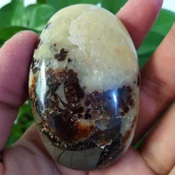 Piatra naturala septarian ceystal palma de vindecare cristale Decorative de colectare pietre și cristale