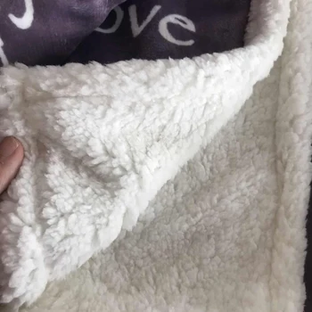 Personalizat DIY Leu Imprimare Pături Pentru Paturi Dreamcatcher Lenjerie de pat Pătură de Animale Sherpa Pătură Luna Cuvertură de Pluș