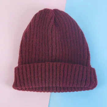Toamna/iarna pentru femei pălărie din tricot gros fire de lână