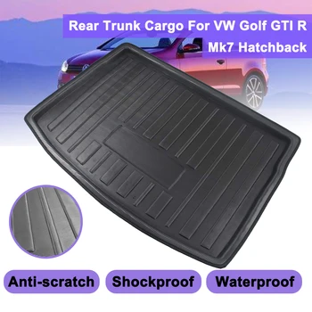 Pentru toate modelele VW Golf GTI R Mk7 Hatchback 2013 2016 - 2018 Cargo Liner Boot Tava din Spate, Capacul Portbagajului Mat Mat Covor Podea Kick Pad
