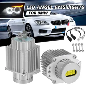 2 buc 80W 8 Auto LED Marker Angel Eyes Becuri Faruri fara Eroare pentru BMW E90 E91 Seria 3 325i 328i 335i 2006 2007 2008