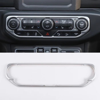 1buc Auto accesorii de Interior ABS Central de Aer Conditionat de control Butonul de Control Decorare Acoperire pentru Jeep Wrangler Jl Până în 2018