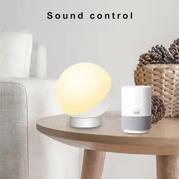 LED Masă Lampă Wifi Inteligent Voice Control cu Led-uri Lumina de Noapte ochelari de Protecție Mini Masă Lămpi de Noapte Alexa Google Acasa Led Lampa de Birou