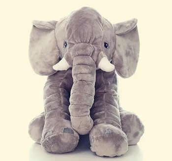 [Funny] 60CM Uriaș Elefant Jucarie de Plus moale Pielea Sugarului Animal de Pluș Papusa Copii perna de Dormit capacul (fara chestii) Jucărie pentru Copii