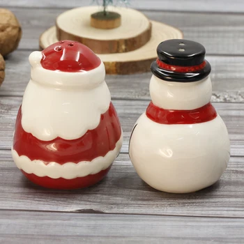 Crăciun fericit Bucătărie Borcane pentru Condimente Container Ceramice Condimente Organizator articole de Menaj Instrumente de Bucatarie Decor de Masă Borcane Set