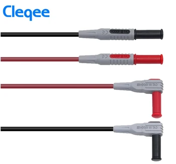 Noi Cleqee P1033 Multimetru Testare Cablu Turnat prin Injecție 4mm Banana Plug Linie de Test Direct la Curbe de Testare Cablu