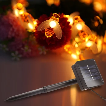 20-30 de Led-uri Solare Felinar Exterior Impermeabil Mic de Albine Șir de Lumini de Plastic LED Lumini de Vacanță Halloween Decor Nunta