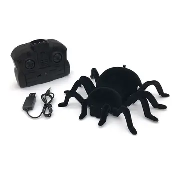 Control De La Distanță Paianjen Lup Înfricoșător Robot De Păianjen Realist Noutate Jucarii Cadouri De Halloween