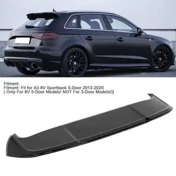 Negru lucios pentru RS3 Stil Spoiler Acoperiș Spate se Potrivesc pentru Audi A3 8V Sportback cu 5 Usi 2013-2020