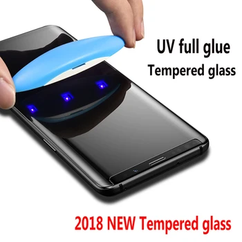 UV nano lichid Ecran Protector pentru iphone X XR XS MAX Plin Adeziv Sticla Temperata pentru iphone 6 6s 7 8 plus 11 pro sticlă de telefon de film