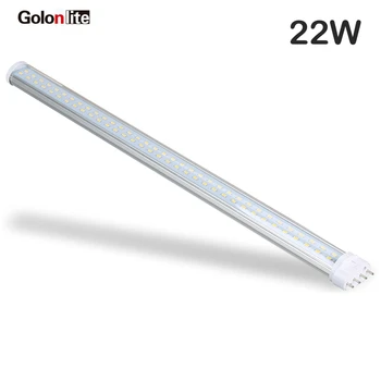 Golonlite 2G11 lampă cu led-uri 4 pini PLL tub de 18W 9W 12W 22W 120v 230v 240v înlocui bec fluorescent 36W 24W 18W 55W PLL transport gratuit