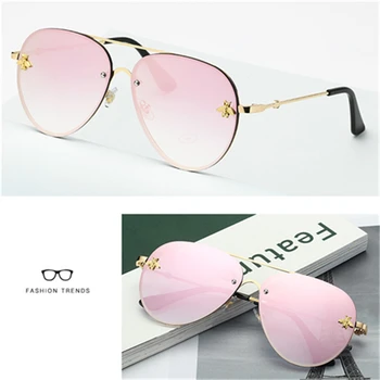 Metal Clasic de Epocă ochelari de Soare pentru Femei 2020 lux de albine de Moda pentru femei ochelari de Soare Brand Design Ochelari