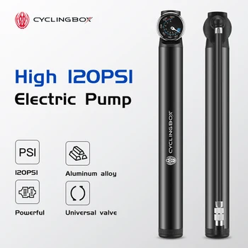 Pompă de bicicletă Portabil Aliaj de Aluminiu MTB Drum de Munte cu Bicicleta Ciclism Electric Pompa de Aer Anvelope Pneumatice