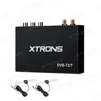 XTRONS FV012DE Dual Auto Antena DVB-T, DVB-T2 Freeview TV Digital Receptor sprijină pe Deplin Germania este nou H. 265 HEVC standard