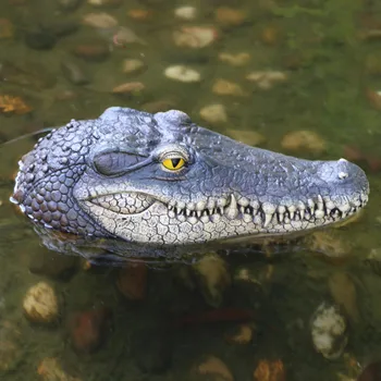 40# Plutitoare Capul de Crocodil de Apă Momeală Iaz de Gradina Art Decor de Gâscă Controlul Noul suport de dropshipping Grădină consumabile