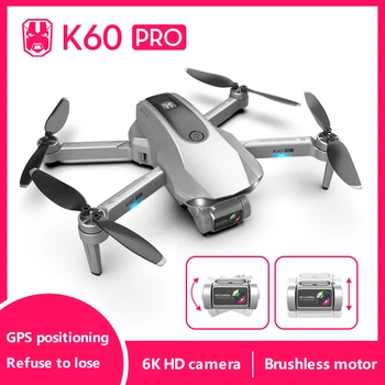 Drona K60 Pro GPS 6K 5G HD aparat de Fotografiat Sistem de Două Axe Camera Gimbal Brushless Motor Drone Stabilier Distanta de 1,2 km de Zbor de 30 de minute