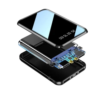Mini Power Bank 30000mAh de Încărcare USB Portabil Încărcător Baterie Externă Pentru Xiaomi mi 8 iPhone 11 pro Samsung S8 Poverbank