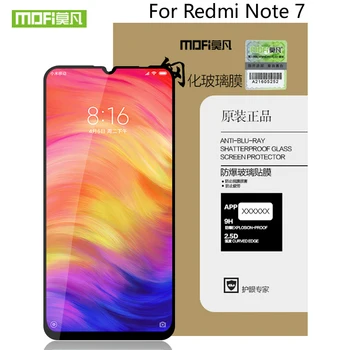 MOFi Pentru Xiaomi Redmi Nota 7 Pro sticlă călită 3D complet capacul protector de ecran Redmi Nota 7 folie protectoare din sticla Redmi Note7