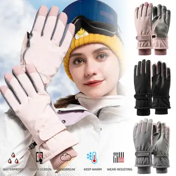 2020 Nou de Schi Mănuși Mănuși Impermeabile cu Funcție de ecran Tactil Snowboard Termică, Mănuși de Cald Snowmobile Snow Mănuși Bărbați Femei