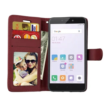 Caz de telefon Pentru Redmi 4X Flip Cover Portofel din Piele PU Stand Cool Caz Acoperire pentru Xiaomi Redmi 4X 4 X Capace Fundas Capas Coque