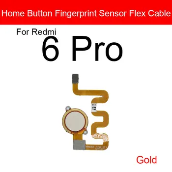 Senzor de amprentă digitală Cablu Flex Pentru Xiaomi Redmi 6 6A Pro Acasă Buton Meniu Touch ID Senzor Flex Cablu de Înlocuire a Pieselor de schimb