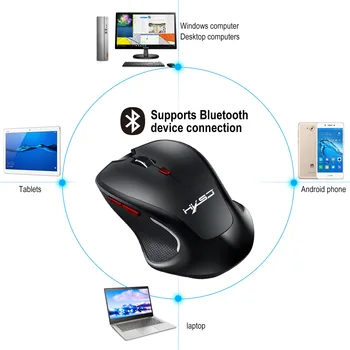 Fără fir Bluetooth 3.0 2400 DPI Reglabil Mouse-ul AAA Baterie 6 Butoane de Înaltă definiție Șoareci Optice Pentru Computer Mac Jocuri de Muncă