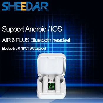 Căști fără fir Bluetooth 5.0 Cască TWS Mini HIFI In-ear Sport Execută setul cu Cască Suport iOS/Android Telefoane HD Apel