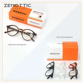 ZENOTTIC 3pcs Lumina Albastra Anti-Blocare Ochelari de Lectură a Femeilor de Bărbați, Anti Orbire Presbyopic Calculator Ochelari cu Dioptrii de la +0 la +4.0