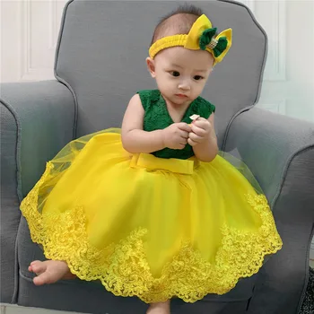 2019 Nou Copil Rochie De Flori Arc Botez, Rochii Botez, Haine Nou-Nascuti Copii Fete Ziua De Naștere A Prințesei Copil Costum Petrecere