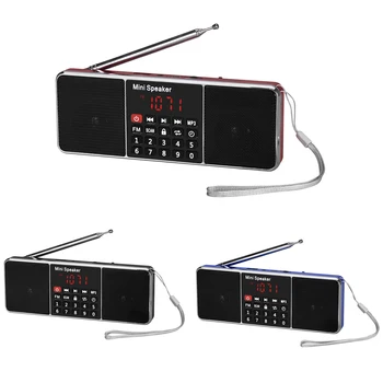 Portabil Radio FM Difuzor Music Player LCD cu Ecran de Boxe Portabil Radio FM Difuzor Music Player card TF