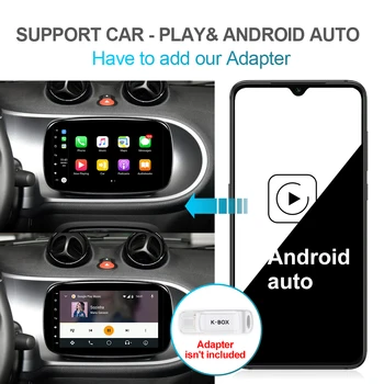 Isudar PX6 1 Din Android 10 Radio Auto Pentru Mercedes/Benz/SMART 2016 CANBUS Auto Multimedia Player RAM 4G ROM 64G GPS DSP FM DVR