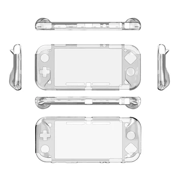 Caz de protecție Limpede Transparent rezistent la Șocuri PC Greu Caz de Protecție din Față + Spate Capac Full pentru Nintendo Comutator Lite