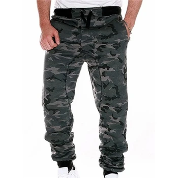 Oameni Multi-Buzunar Creion Pantaloni Trendy Camuflaj Streetwear Pantaloni Barbati Pantaloni De Trening Pantaloni Militare Pentru Bărbați