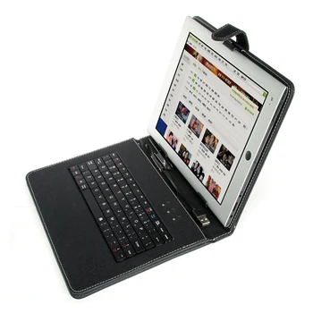 Pentru Tableta 10.1 Inch Negru 2 in 1 rezistent la apa Praf Pliabil caz acoperă cu USB Tastatura cu Fir Suport stativ