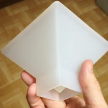 Mare Forma De Piramida Diy Silicon Bijuterii De Luare A Mucegai Ornament Ambarcațiunile De Mucegai 9.5X9.5X6Cm