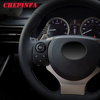 CHEPINFA Mașină de Fibră de Carbon, Volan Paddle Shifter pentru Lexus IS200 250 300 350 2013-2020