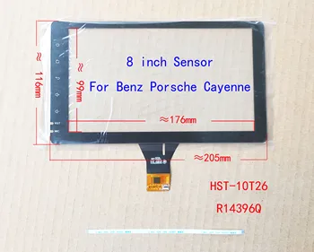 8 inch Touch Ecran de Sticlă Senzori, digitizoare Panou Tactil Pentru radio Auto PORSCHE Cayenne Benz HST 102T26-R143960 Q 6pini