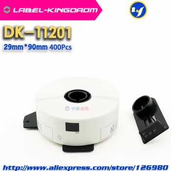 30 Reumplere Role Compatibile DK-11201 Eticheta 29mm*90mm Muri Tăiate Compatibil pentru Brother Imprimantă de Etichete Hârtie Albă DK11201 DK-1201