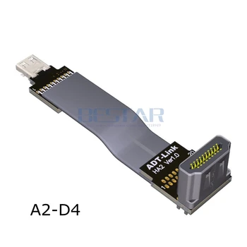 A2-D HDMI 2.0 FPV Cablu 4k 60Hz protectie la Micro HDMI Tip D Adaptor FPC Panglică cablurile Plate pentru GH4 GoPro BMPCC A5000 A6000
