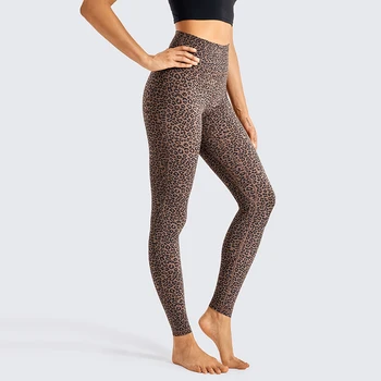 CRZ YOGA pentru Femei Unt Moale de Înaltă Talie Pantaloni de Yoga Full-Length Antrenament Atletic Jambiere Gol Sentiment -28 Cm
