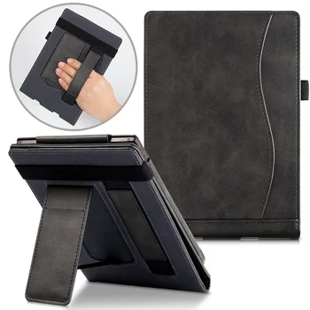 Caz Stand pentru Pocketbook Aqua 2/Touch Lux 3/de Bază 3 e-Book,Piele PU de Acoperire pentru Pocketbook 626/641/625 cu Curea de Mână