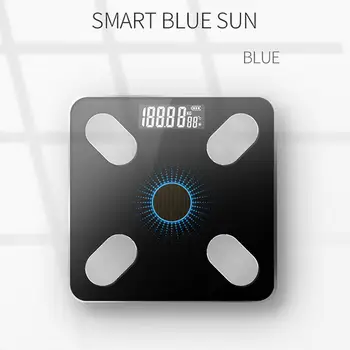 Solar de Încărcare APP Bluetooth Inteligent Electronic Greutate Echilibru Body Fat Scale de Suport pentru Android sau IOS