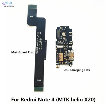 USb de Încărcare Bord Taxa microfon Placa de baza Placa de baza Flex Cablu Pentru Xiaomi RedMi Note 4 4X MTK 2017