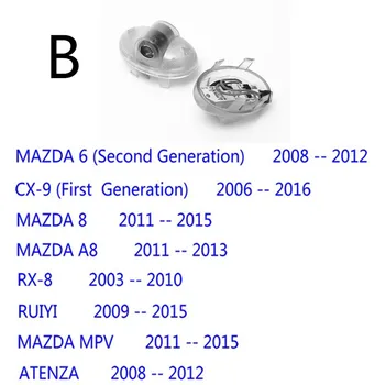 Pentru Mazda ATENZA 6 8 MAZDA6 RX8 CX-9 CX9 RUIYI MAZDA8 MPV Led Portiera bun venit Lumina Laser Proiector Logo-ul Lampă Decorativă